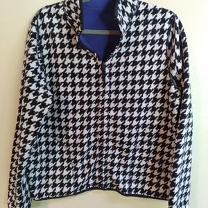 Ladies reversible fleece jacket